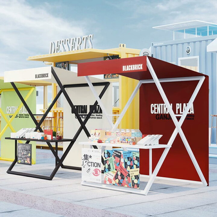 楽天市場】屋台ブース 屋台セット 仮設 店頭販売 フリーマーケット 