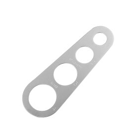 【送料無料】パスタ定規 ステンレス スパゲッティ メジャー 1～4人前 計量 麺類 分量調整 キッチン 便利 丈夫 衛生的