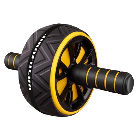 【送料無料】腹筋ローラー 静音設計 大型ホイール 自宅トレーニング 組立簡単 コンパクト クッションパッド付き 筋トレ