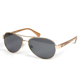 [L.S.D. Designs LSD 偏光 サングラス メンズ Daimon(ダイモン)] 釣り スポーツ ドライブ おしゃれ メガネ 紫外線 対策 UV カット 率 99.9％ (ゴールド, ライトスモークシルバーミラー)