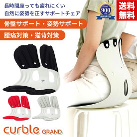 カーブルチェア グランド Curble Grand 姿勢サポート 姿勢が良くなる 姿勢矯正 骨盤矯正 骨盤 立てる 姿勢 サポート 座椅子 姿勢補正 猫背 猫背矯正 腰 腰痛 肩こり 肩凝り 肩 首 ゆがみ 矯正 椅子 大人 イス チェア クッション シート軽量 正しい姿勢　疲れにくい サポート