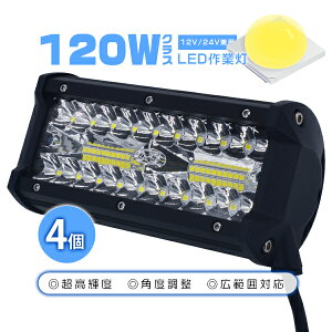 ledƓ [NCg 120W 12800LM u4Zbgv eiɂ fbLCg `bv40 &W IP67 h ho gbN W OƓ tHOv DC 8V]60V 12V 24V PLی 2Nۏ