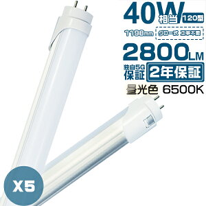 [SS300~OFFN[|]ledu 40W` F ǁi6500kju5{v1198mm 120cm u^v G13 T8 Lp300x^Cv薾邢 Ǝ5Gۏ 2{邳ۏ O[Hsv PLی 2800LM 2N