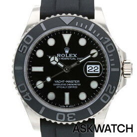 ロレックス ROLEX　サイズ:42mm 226659 ヨットマスター42 K18WGランダム品番ブラック文字盤腕時計(ホワイトゴールド×ブラック(文字盤) 172.30g) 【ASK001】【小物】【412022】bb33#askwatch*S