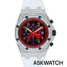 オーデマピゲ Audemars Piguet　6196BC.ZZ.D101CR.01日本限定20本 クロノグラフ ダイヤ腕時計(レッド×クリア 236.98g)【ASK002】【小物】【617052】【中古】bb132#askwatch*B