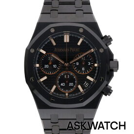 オーデマピゲ Audemars Piguet　26240CE.OO.1225CE.02 ロイヤルオーククロノグラフセラミックブラック文字盤腕時計(ブラック 136.71g)【ASK002】【小物】【508062】【中古】bb164#askwatch*B