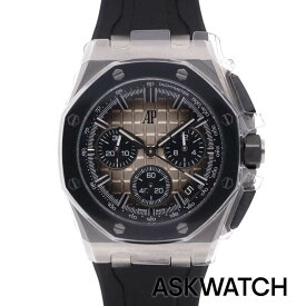 オーデマピゲ Audemars Piguet　26420SO.OO.A600CA.01 ロイヤルオークオフショアクロノグラフSSスモークブラウン文字盤腕時計(シルバー×ブラック 172.71g)【ASK002】【小物】【528062】【中古】bb164#askwatch*B
