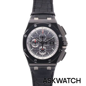 オーデマピゲ Audemars Piguet　26405CE.OO.A002CA.01 ロイヤルオーク オフショア クロノグラフブラックセラミック チタングレー文字盤腕時計(ブラック×グレー 129.61g)【ASK002】【小物】【808062】【中古】bb18#askwatch*A