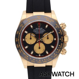 ロレックス ROLEX　116518LN コスモグラフデイトナYGランダム番ブラック イエロー文字盤腕時計(イエローゴールド×ブラック 153.87g)【ASK002】【小物】【138062】【中古】bb334#askwatch*B