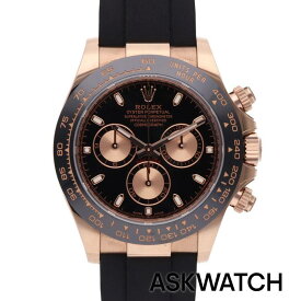 ロレックス ROLEX　116515LN コスモグラフデイトナPGランダム品番ブラック ピンク文字盤腕時計(ピンクゴールド×ブラック×ピンク 155.02g)【ASK002】【小物】【138062】【中古】bb306#askwatch*B