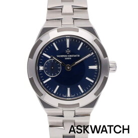 ヴァシュロンコンスタンタン VACHERONCONSTANTIN　2300V 100A-B170 オーヴァーシーズSSブルー文字盤腕時計(シルバー×ブルー 114.72g)【ASK002】【小物】【328062】【中古】bb357#askwatch*B【返品不可】
