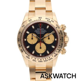 ロレックス ROLEX　116508 コスモグラフデイトナYGランダム番ブラック イエロー文字盤腕時計(イエローゴールド×ブラック×イエロー 203.65g)【ASK002】【小物】【909062】【中古】bb306#askwatch*B