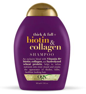 OGX BIOTIN & COLLAGEN SHAMPOO 385ml �I�[�W�[�G�b�N�X �r�I�`�����R���[�Q�� �V�����v�[ 385ml