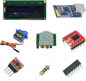 PUREYES UNO R3 速習キット Part1用追加部品セット PDF教本ダウンロード特典付き アルデュイーノ UNO R3 初心者の方のための学習キット 知育玩具 STEM教育 大量注文可