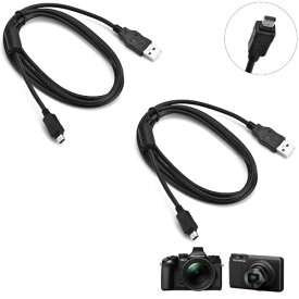 【2本】 オリンパス デジカメ USBケーブル 充電 デジタルカメラ用 OLYMPUS CB-USB8 互換 ミニ12ピン平型 パソコン接続用
