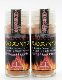 極み！激辛道 美味しくて激辛！調味料「死のスパイス 24g×2本セット」（辛さレベル1☆☆☆☆☆☆☆☆☆★）