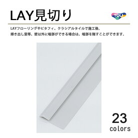 東リ LAY見切り LAYフローリング や ピタフィー 、クラシアルタイルなど タイル用の床見切り材 2mm厚床材用 高さ4mm 長さ2100mm