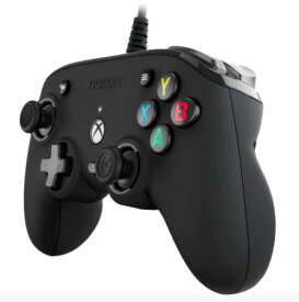 「ブラックフライデー×ポイントアップ 店内全品 ポイント 2倍」Nacon (ナコン) Pro Compact Controller コンパクト コントローラー (輸入版) - Xbox One & Xbox Series X Black ギフト ラッピング可能【新品】