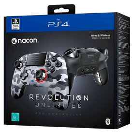 Nacon(ナコン) コントローラー カモグレー PS4 Revolution Unlimited Pro Controller Camo Grey 輸入品【新品】