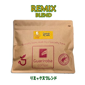 REMIX BLEND 中浅煎り自家焙煎 スペシャルティコーヒー1豆 ミディアムロースト 珈琲豆 200g コーヒー豆 ブラジル グアリロバ農園 リミックスブレンド