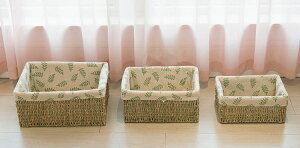 3点セット 手作り 収納かご 手工芸品 ハンドメイド 柳 手編み 収納 ナチュラル 長方形 天然素材 バスケット ケース ボックス キッチン 卓上 おしゃれ 整理整頓 便利 お引越し 新生活 環境にや