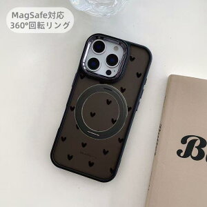 iPhone17e�P�[�X iPhone17�P�[�X 360°��]�����O iPhone�P�[�X �X�^���h�t�� �n�[�g MagSafe �Ή� �X�}�z�P�[�X iPhone17Pro iPhone16�P�[�X �}�O�Z�[�t �ϏՌ� �V���v�� ���� �u���b�N �����h�~ ��l ���f