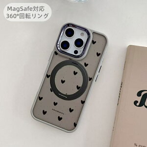 iPhone17e�P�[�X iPhone17�P�[�X 360°��]�����O iPhone�P�[�X �X�^���h�t�� �n�[�g MagSafe �Ή� �X�}�z�P�[�X iPhone17Pro iPhone16�P�[�X �}�O�Z�[�t �ϏՌ� �V���v�� ���� �u���b�N �����h�~ ��l ���f