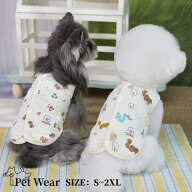 ＼500円クーポン配布中／綿100% コットン100% 通気性抜群 犬の服 犬服 ベスト 背中ボタン開き 女の子 男…