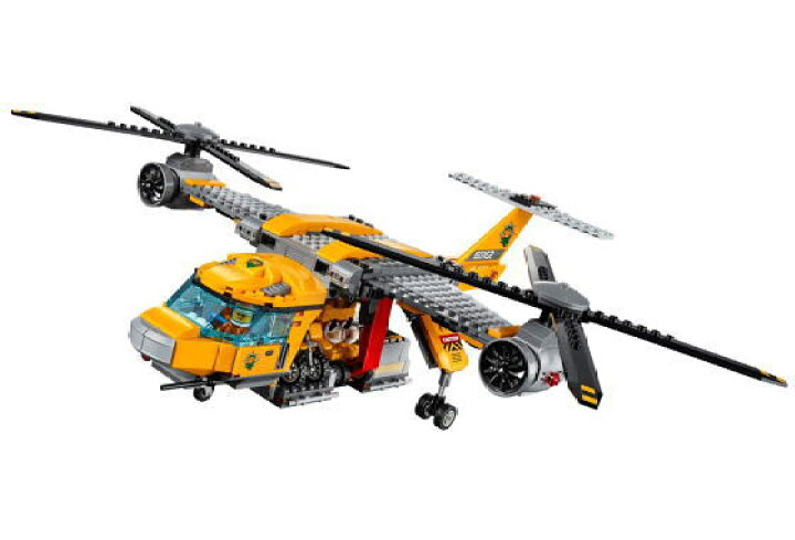 楽天市場】レゴ シティ 60162 Jungle Air Drop Helicopter : 未来屋 