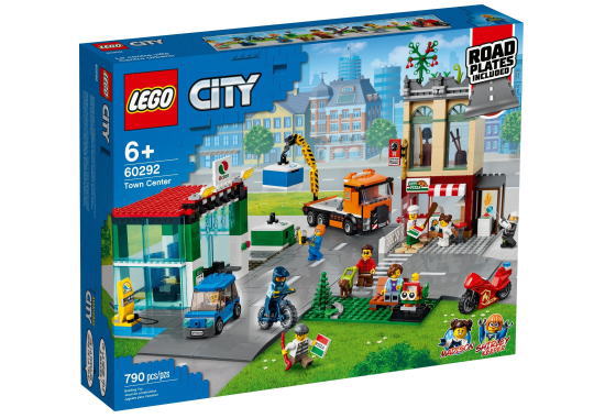 海外輸入 LEGO City レゴ 2021最新のスタイル シティ 60292 レゴシティのタウンセンター ロードプレート付