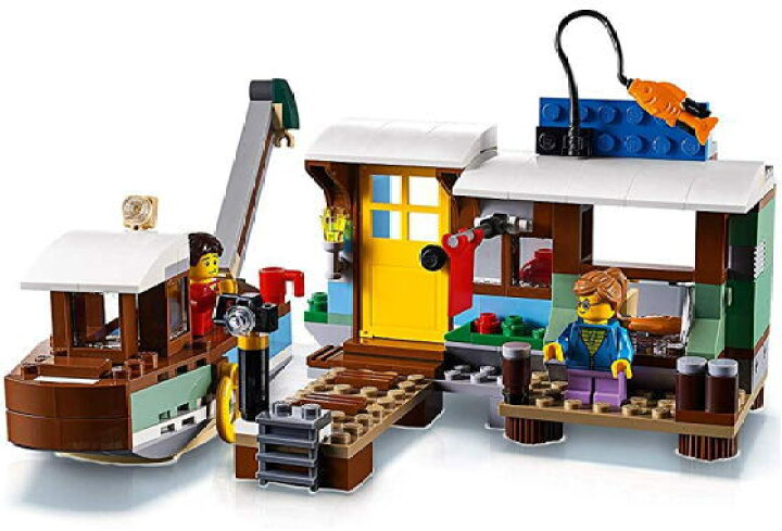 楽天市場】レゴ クリエイター 31093 リバーサイド・ハウスボート  