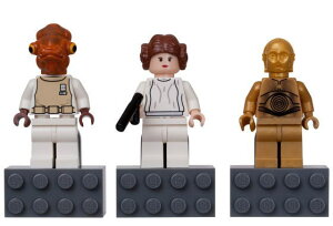 S }Olbg 852843 SW Magnet Set - C-3PO, Princess Leia, Admiral Ackbar