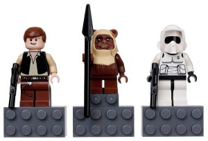 S }Olbg 852845 SW Magnet Set - Han Solo, Paploo, Scout Trooper