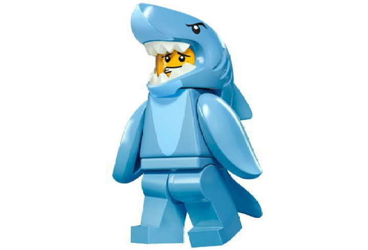 楽天市場】レゴ 71011 ミニフィギュア シリーズ15 サメ男(Shark Suit
