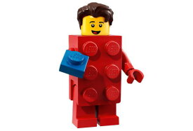レゴ 71021 ミニフィギュア シリーズ18 レゴブロックマン(Brick Suit Guy-2) - ミニフィグ (1z490)