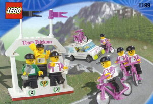 S ^E 1199 Telekom Race Cyclists and Winners' Podium