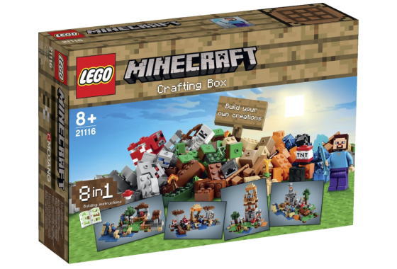 日本最大の LEGO レビュー高評価の商品 Minecraft レゴ マインクラフト Crafting 21116 Box