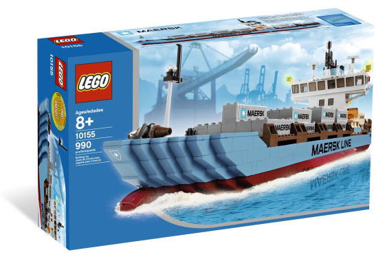 LEGO Sculptures レゴ スカルプチャー 海外限定 Maersk Container Ship 【未使用品】 10155
