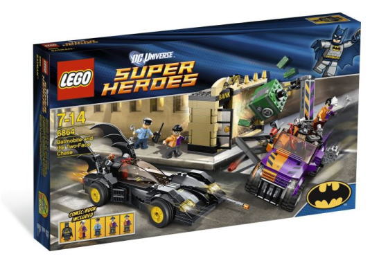 LEGO Super Heroes レゴ 500円引きクーポン スーパーヒーローズ バットモービルとトゥーフェイス チェイス 6864 【驚きの値段で】