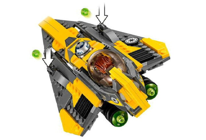 楽天市場】レゴ スターウォーズ 75214 アナキンのスター・ファイター 