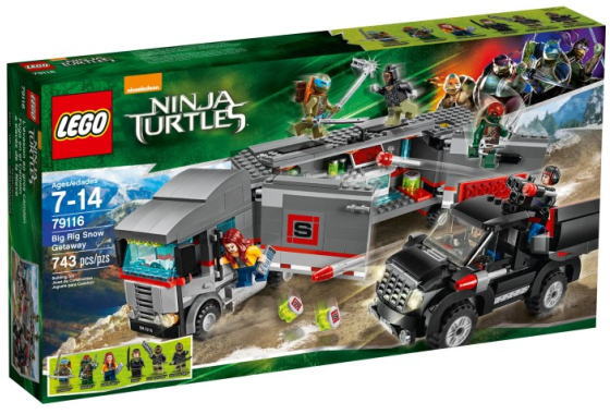 LEGO Teenage Mutant Ninja 安い Turtles タートルズ ビッグリグの雪道逃走 ミュータント 79116 レゴ 12月スーパーSALE