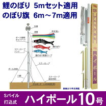 楽天市場】鯉のぼり ポール 10mの通販