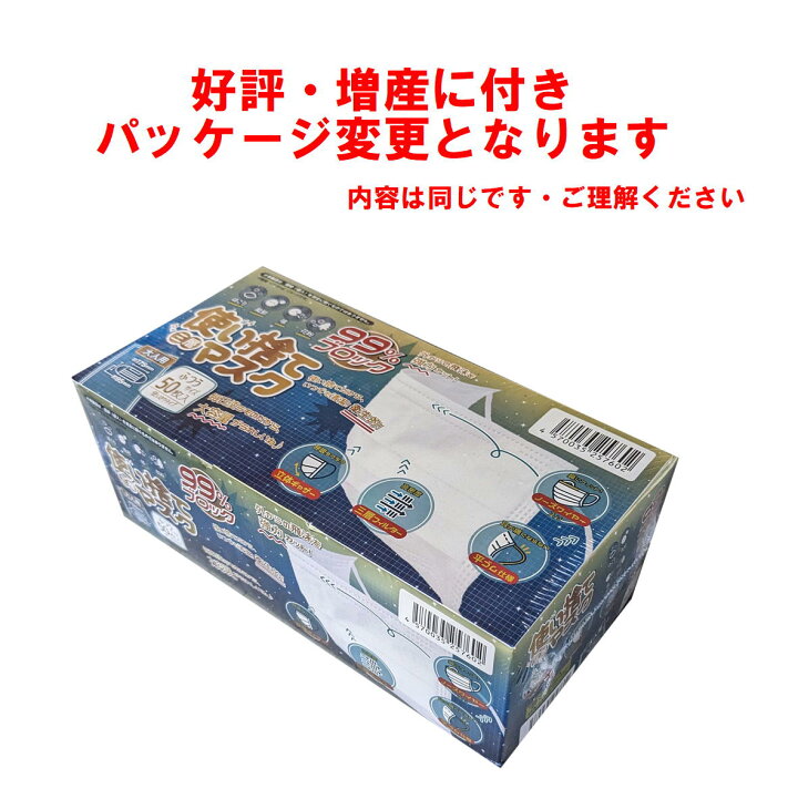 楽天市場】箱マスク マスク 使い捨てマスク ノーズフィットバー 立体 