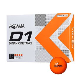 HONMA GOLF(本間ゴルフ)日本正規品 ホンマ D1 ゴルフボール1ダース(12個入) 2022モデル 「BT2201」
