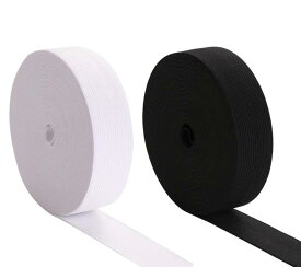 弾性バンド 平ゴム 幅3.5cm 長さ24m 弾性コード ラテックスゴム 服アクセサリー 強い伸縮性 ゴムベルト 交換バンド ゴム紐 ズボン用 織ゴム 幅広ゴム パンツゴム 手芸 裁縫材料