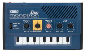 KORG(コルグ) アナログ シンセサイザー monotron DUO モノトロン デュオ 手のひらサイズ/シンプルなレイアウトで入門用に最適 /スピーカー内蔵/ヘッドフォン使用可/どこでも使えるコンパクトサ