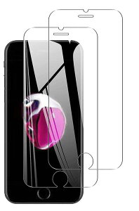 2���Z�b�g�K�p iPhone8 Plus/�K�p iPhone7Plus / �K�p iPhone6sPlus /�K�p iPhone 6 Plus �K���X�t�B���� �����K���X �t�B���� ��ʕی� �K���X�J�o�[ ���{�f�ސ� �ɔ�0.33mm �����ߗ� �ώw��