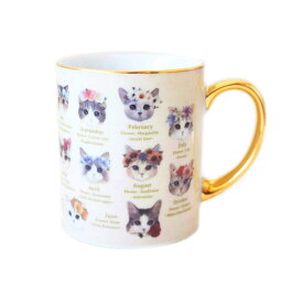 ねこのてカンパニー とことこサーカス(TOKKO CIRCUS) カップ_ソーサー アイボリー 330ml
