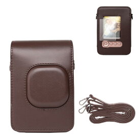 For Instax Mini Liplayカメラケース，2枚強化ガラスフイルム入り フールカバー チェキ Mini Liplay ボディケース For fujifilm mini liplay保護フィルム For 富士 mini liplay カメラ