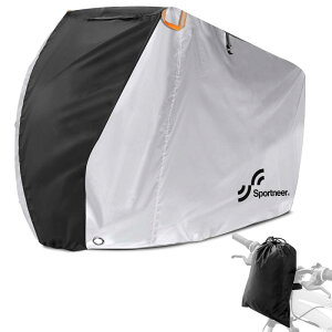 自転車カバー 防水 厚手 破れにくい 210T雨避け UV加工 鍵穴盗難防止 ロックホール 29インチまで 掛け収納袋 2024年新版 取り外し不要